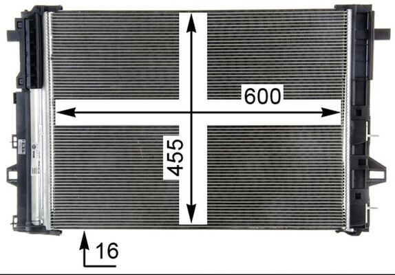 Mahle Original Airco condensor AC 446 000P