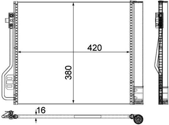 Mahle Original Airco condensor AC 488 000P