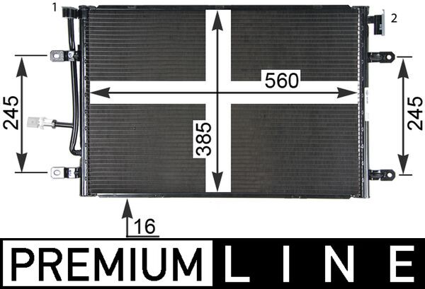 Mahle Original Airco condensor AC 508 000P