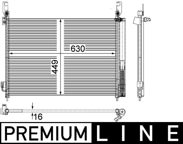 Mahle Original Airco condensor AC 588 000P