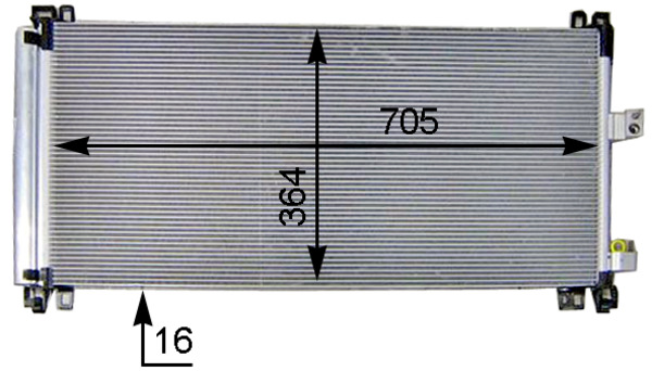 Mahle Original Airco condensor AC 597 000P