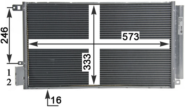 Mahle Original Airco condensor AC 633 000P