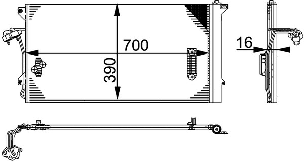 Mahle Original Airco condensor AC 659 000P