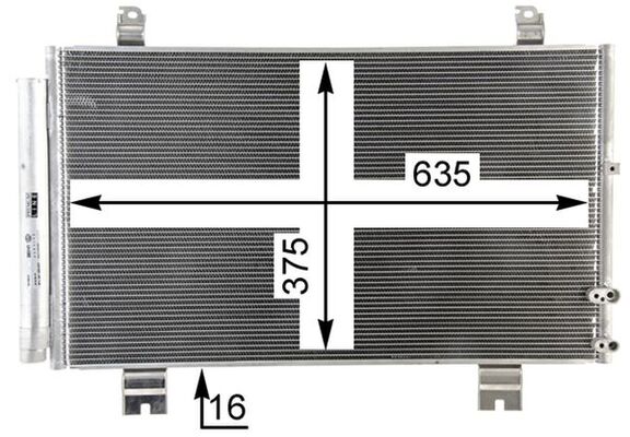 Mahle Original Airco condensor AC 69 000P