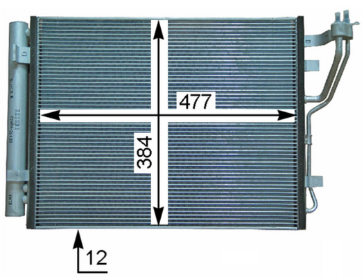 Mahle Original Airco condensor AC 709 000P