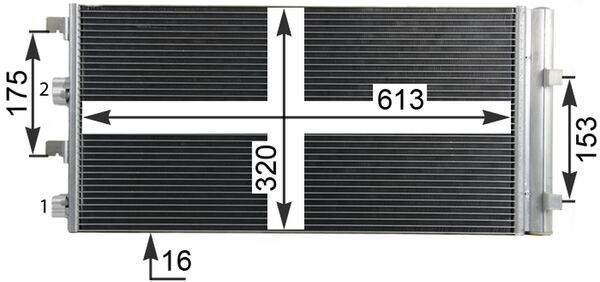 Mahle Original Airco condensor AC 724 000P