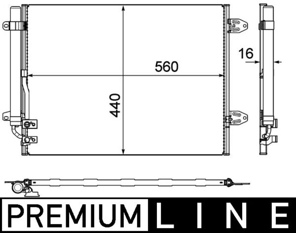 Mahle Original Airco condensor AC 733 000P