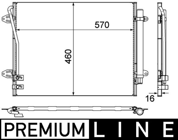 Mahle Original Airco condensor AC 734 000P