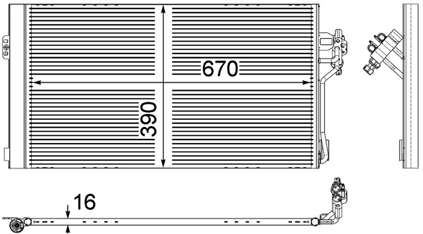 Mahle Original Airco condensor AC 762 000P