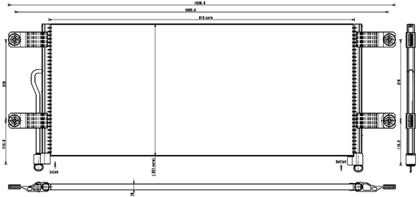 Mahle Original Airco condensor AC 784 000P