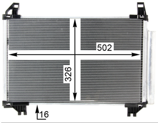 Mahle Original Airco condensor AC 793 000P