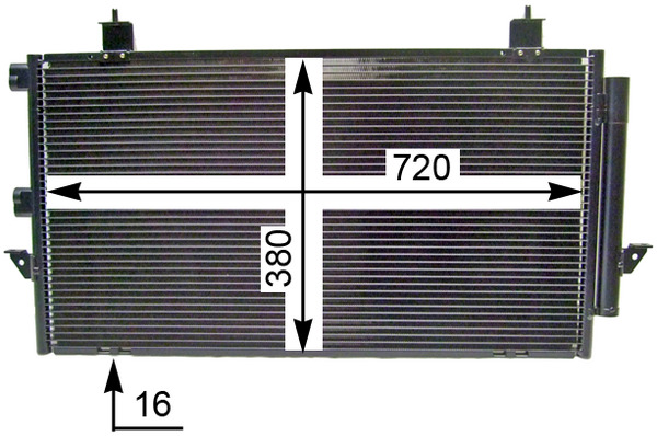 Mahle Original Airco condensor AC 796 000S