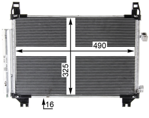 Mahle Original Airco condensor AC 806 000P