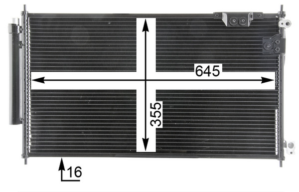 Mahle Original Airco condensor AC 826 000P