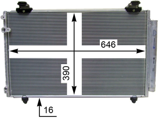 Mahle Original Airco condensor AC 827 000S