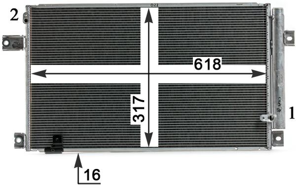 Mahle Original Airco condensor AC 828 000P