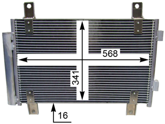 Mahle Original Airco condensor AC 833 000S