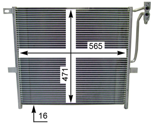 Mahle Original Airco condensor AC 837 000S