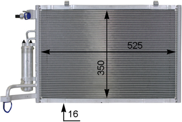 Mahle Original Airco condensor AC 8 000P