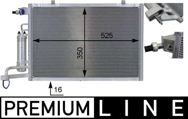 Mahle Original Airco condensor AC 8 000P