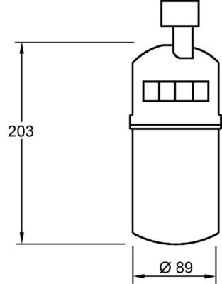 Airco droger/filter Mahle Original AD 275 000S