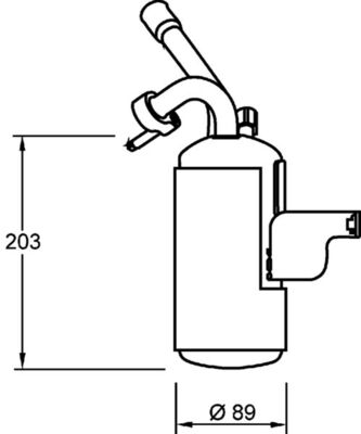 Mahle Original Airco droger/filter AD 276 000P