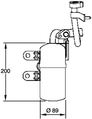 Airco droger/filter Mahle Original AD 280 000P