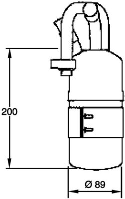 Mahle Original Airco droger/filter AD 282 000P