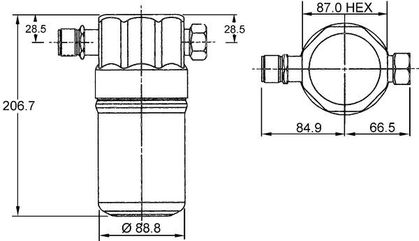 Airco droger/filter Mahle Original AD 36 000S