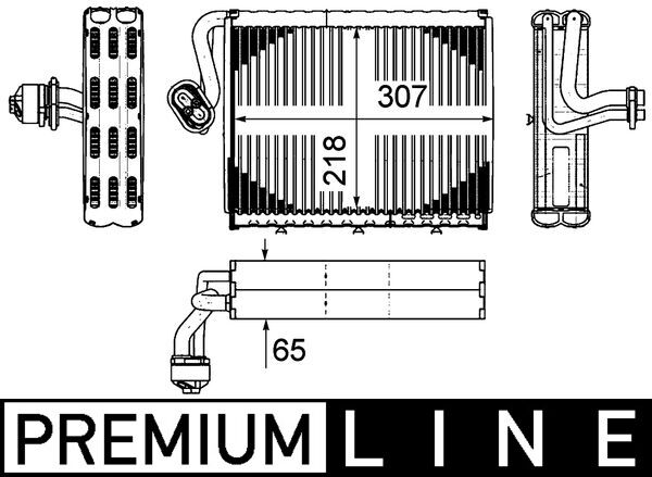 Mahle Original Airco verdamper AE 108 000P