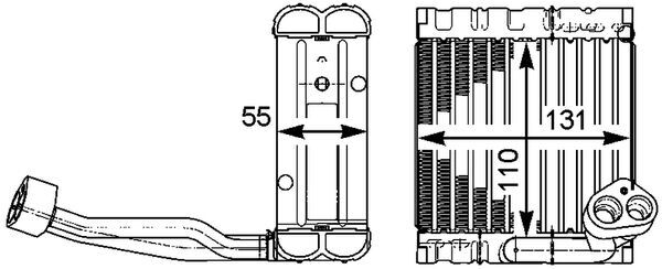 Mahle Original Airco verdamper AE 115 000P