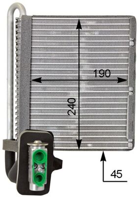 Mahle Original Airco verdamper AE 118 000P