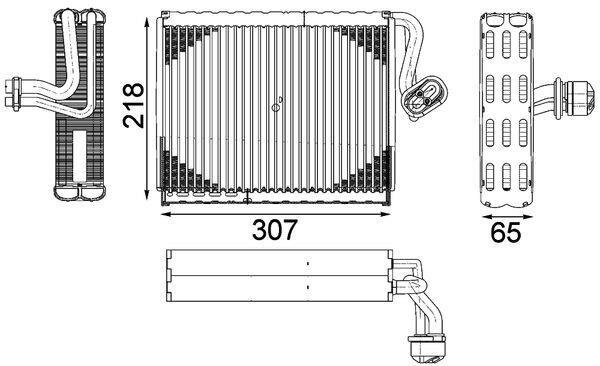 Mahle Original Airco verdamper AE 122 000P