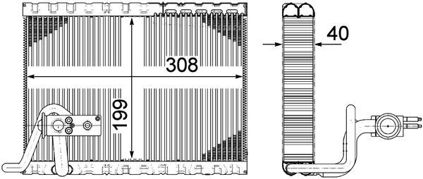 Mahle Original Airco verdamper AE 124 000P