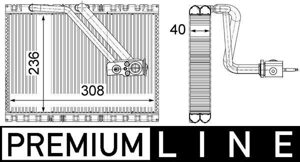 Mahle Original Airco verdamper AE 128 000P