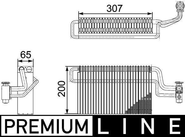 Mahle Original Airco verdamper AE 146 000P