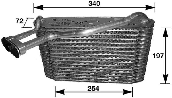 Airco verdamper Mahle Original AE 34 000S