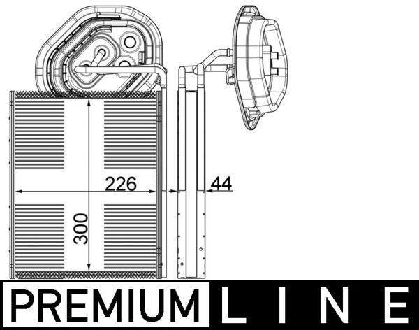 Mahle Original Airco verdamper AE 3 000P