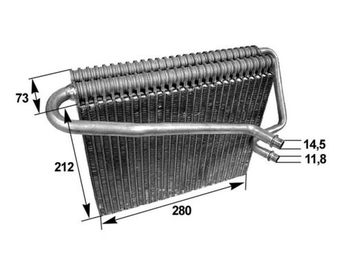 Airco verdamper Mahle Original AE 47 000S