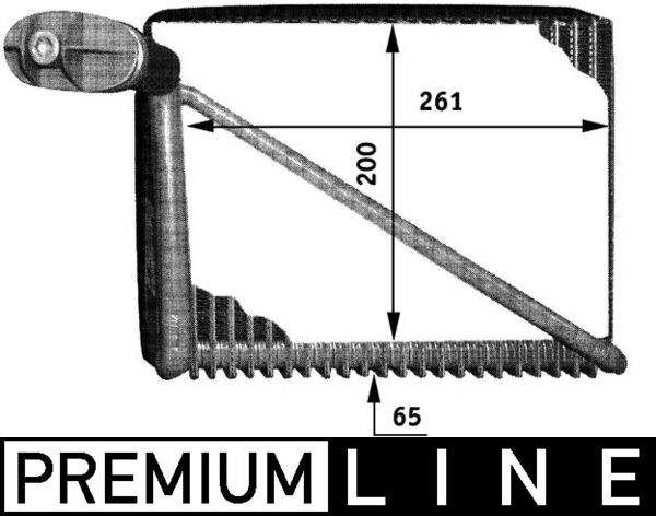 Mahle Original Airco verdamper AE 48 000P