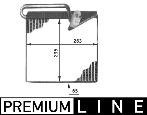 Mahle Original Airco verdamper AE 51 000P