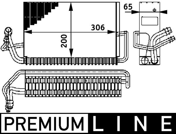 Mahle Original Airco verdamper AE 57 000P