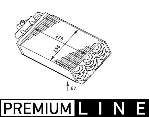 Mahle Original Airco verdamper AE 64 000P