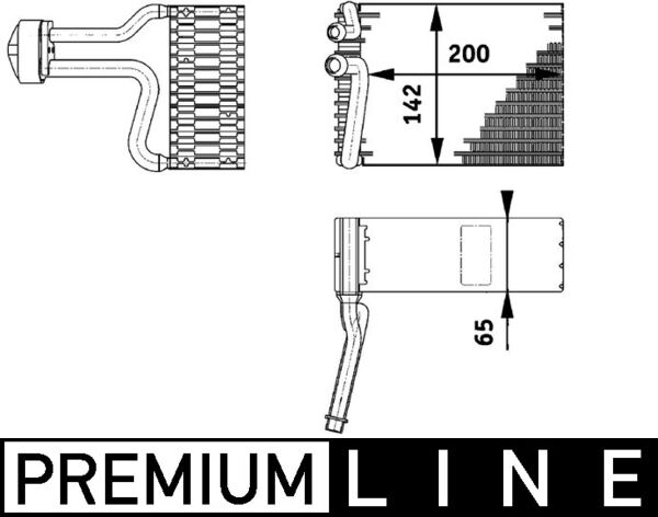 Mahle Original Airco verdamper AE 66 000P