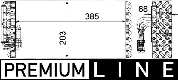 Airco verdamper Mahle Original AE 72 000P