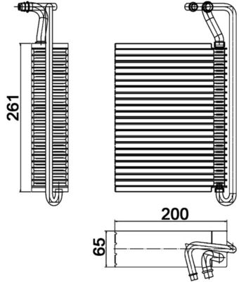 Mahle Original Airco verdamper AE 84 000P