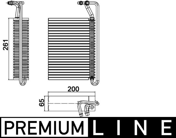 Mahle Original Airco verdamper AE 84 000P