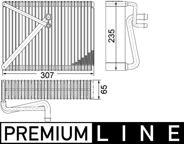 Mahle Original Airco verdamper AE 87 000P