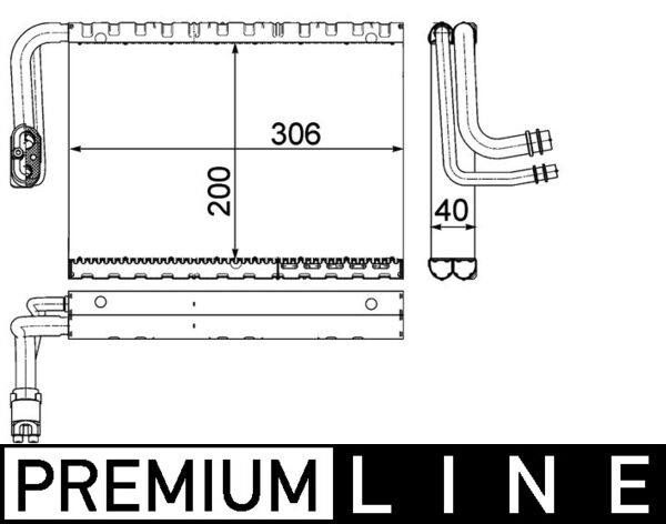 Mahle Original Airco verdamper AE 92 000P