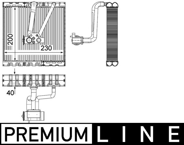 Mahle Original Airco verdamper AE 93 000P